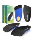 Buy Plantar Fasciitis Inserts for Heel Pain - Welnove Shock Absorption Heel Cups with Arch Support for Men & Women - Large Size (2 Pairs - Buy Online on GoSupps.com