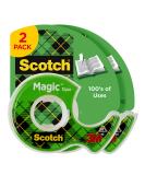 Scotch Brand Magic Tape  Numerous Applications  Engineered for Repairing  1/2 x 750 Inches  2 Dispensered Rolls (119SDM-2) - Buy Online on GoSupps.com