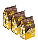 M&S Marks & Spencer Lemon Mini Wafer Squares Lemon-Flavoured Creme Filling Made in Italy 375g (3 x 125g) - Buy Online on GoSupps.com
