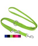 DEY Premium Dog Leash - 2m 3-Way Adjustable Nylon Leash for Small Medium & Large Dogs | Double Leash for Cats & Puppies | Many Colors Available | Retractable Lead - Green 2.5 x 200 cm - Buy Online on GoSupps.com