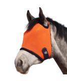 Harrison Howard All Round Mesh Horse Fly Mask UV Protective with Fleece Padded Edging - Vibrant Orange - Size M Medium (Cob) - Buy Online on GoSupps.com