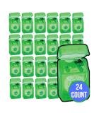 Bulk Dental Floss - 24 Boxes of Travel Mini Floss Mint Waxed Nylon 12 Yards Each Shred-Resistant Durable - International Shipping Available - Buy Online on GoSupps.com
