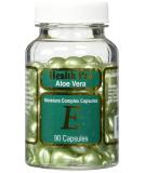 Aloe Vera & Vitamin E Skin Oil Capsules - 90 Green Capsules - Buy Online on GoSupps.com