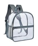 Paxiland Clear Stadium Approved Backpack with Wide Shoulder Straps - Grey - Buy Online on GoSupps.com