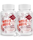 Buy Nitric Oxide Supplement for Men - 13 in 1 Arginine & Citrulline Complex | 2 Bottles 90 Capsules | 2 255mg Per Serving - Optimized for Performance - Buy Online on GoSupps.com