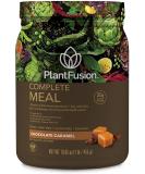 PlantFusion Complete Meal - Vegan Pea Protein Powder | Gluten-Free, Non-Dairy Meal Replacement Shake - Chocolate Caramel, 1 LB - Buy Online on GoSupps.com