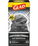 Glad ForceFlexPlus Black Large Drawstring Trash Bags 30 Gal - 25 Ct | 25 Count | Standard Packaging - Buy Online on GoSupps.com