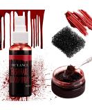 DE'LANCI Fake Blood Spray Splatter & Fake Scabs Gel Kit - Halloween Makeup for Vampire, Zombie & SFX Wound - Buy Online on GoSupps.com