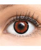 Meralens Brown Circle Lenses - Pretty Hazel 14mm Big Eyes Contact Lenses with Case - Dark Brown (0.00) - Shop Internationally! - Buy Online on GoSupps.com
