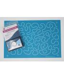 Full Line Stencil Beginners Choice Bundle with Pounce Pad and White Ultimate Iron Off Chalk - 31019 Large Stipple Meander (QPU 31019) - Buy Online on GoSupps.com