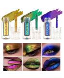 VERONNI Chameleon Eyeshadow - 3 Colors Liquid Metallic Holographic Glitter Long Lasting & Smudge Proof Multichrome Eye Shadow - Buy Online on GoSupps.com