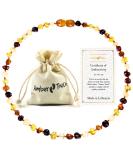 Baltic Amber Necklace 13 inch - Genuine Unisex Jewelry from Baltic Region - Buy Online on GoSupps.com