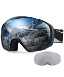 OutdoorMaster A01 Vlt 9.4% Ski Goggles with Cover - Anti-Fog Snowboard Snow Goggles for Men and Women - Buy Online on GoSupps.com