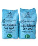 American Soy Organics Millennium Wax - 10 lb Natural Soy Wax for Candle Making - Buy Online on GoSupps.com