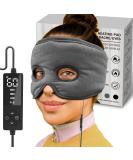 sticro Sinus Relief Mask Moist Heat with 3 Temp Settings  Ex-Large Headache Mask Electric Face Heating Pad for Sinus Pressure Relief  Migraine  Tension Headache Relief Gray - Buy Online on GoSupps.com