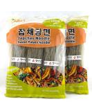 APEXY Sweet Potato Glass Noodles - Japchae Korean Vermicelli Pasta (24oz, Pack of 2) - Buy Online on GoSupps.com