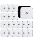TENS Unit Replacement Pads - 20PCS 3.5mm Snap Electrode Pads Self-Adhesive & Reusable Compatible with TENS Devices - Buy Online on GoSupps.com