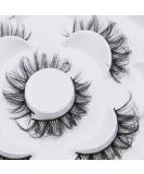 Ezreiily 11MM Natural Wispy Mink False Eyelashes Pack - Russian Fake Lashes - Buy Online on GoSupps.com