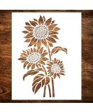 DLY LIFESTYLE Large Sunflower Stencil (12x15 Inches) - Reusable Sun Flower Stencils for Painting on Wood, Canvas, Paper, Fabric, Wall, Furniture - DIY Template for Art and Crafts Sunflower 12X15 Inch - Buy Online on GoSupps.com