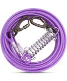 Shop Tie Out Leashes for Dogs - Shock Absorbing 3-15m Yard Leashes in Purple | Durable & Safe - Buy Online on GoSupps.com