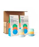 HiBAR Shampoo and Conditioner Bar Set - All Natural Hair Care - Plastic Free - Travel Size - Color Safe - Eco Friendly - Solid Sustainable Bars - Zero Waste (Sample Set) - Buy Online on GoSupps.com