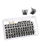 Lash Clusters D Curl 14mm DIY Extensions | Wispy Volume Eyelash Clusters | Individual Lashes B&Q LASH B34 D-14mm - Buy Online on GoSupps.com