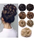 Messy Hair Scrunchies Hair Bun Extensions Curly Wavy Hair Pieces For Women Updo Ponytail Hair Extensions Hair Donut Hair Chignons Hair Accessories - Dark Blonde to Bleach Blonde 30 g Dark Blonde to Bleach Blonde - Buy Online on GoSupps.com
