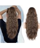 26 Inch Ponytail Extension Long Wavy Hair Extensions Synthetic Hair Pieces for Women Soft Natural Pony Tails Extensions Drawstring Ponytail Hair Extension for Daily Use (Chestnut Brown) Drawstring-Chestnut Brown - Buy Online on GoSupps.com