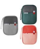 Mini Zippered First Aid Kit Bag - 3 Pack of Travel Medication Pouches - Compact and Organized for Emergencies - 5.5x4.3x0.8Inch - Buy Online on GoSupps.com