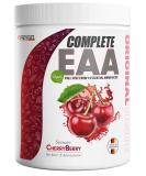 EAA Powder 500g Cherry - Essential Amino Acids Vegan Refreshing Amino Workout Drink | 12 500mg All 9 EAAs - Buy Online on GoSupps.com