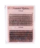 Losha Individual Lashes 10D/20D Mix 16-20mm D Curl Eyelash Extensions - Professional Makeup, 0.1/0.07mm Eye Lash Clusters - Buy Online on GoSupps.com