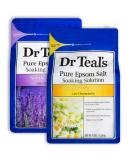 Dr. Teal's Pure Epsom Salt Soaking Solution Gift Set - Lavender & Chamomile Essential Oils for Calm & Better Sleep (2 Pack 3lbs ea.) - Buy Online on GoSupps.com