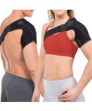 Buy BraceAbility Shoulder Support Brace - Copper Compression Arm Sleeve for Rotator Cuff & Labrum Tears Bursitis & Impingement Relief (L/XL) - International Shipping Available - Buy Online on GoSupps.com