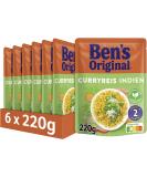 Ben's Original Express Rice Curry Rice 6 Packs (6 x 220g) 220 g (Pack of 6) Curry Rice - Buy Online on GoSupps.com