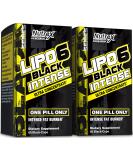 Nutrex Lipo-6 Black Intense Ultra Concentrate | Thermogenic Fat Burner | 60 Diet Pills x 2 - Buy Online on GoSupps.com