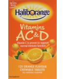 Haliborange Kids A C and D Orange Tablets 120 - Essential Children's Vitamins - Buy Online on GoSupps.com