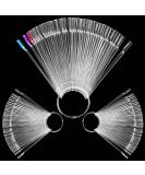 Zeonhei 150-Piece Nail Art Tip Ring Set | Transparent Nail Polish Display & Practice Tools for DIY Nail Art Salon Use and Color Application - Buy Online on GoSupps.com