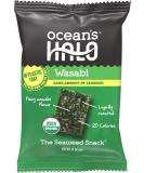 Ocean's Halo Wasabi Sea Weed Snacks Pack of 20 x 4g Wasabi 4 g (Pack of 20) - Buy Online on GoSupps.com