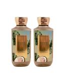 Buy Bath & Body Works Shower Gel Gift Set - 2 x 10oz Waikiki Beach Coconut | International Shipping Available - Buy Online on GoSupps.com