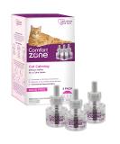 Comfort Zone 3 Refills Cat Calming Pheromone Diffuser (90 Days) | Veterinarian Recommended for a Calm Home | Reduce Spraying, Scratching & Behaviors - Buy Online on GoSupps.com