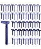 Stainless Steel Twin Blade Disposable Razors for Men - 200 Pack | Portable & Multipurpose Men's Shaving Razor for Travel and Bathing - Buy Online on GoSupps.com