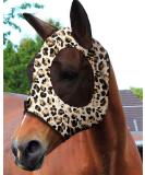 Harrison Howard Stretchable Horse Mask - UV Protection Breathable & Comfortable - Extra Large Leopard Print - Buy Online on GoSupps.com