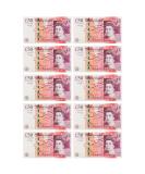  50 Pound Notes Pre-Cut Edible Money Wafer Rice Paper Cupcake Toppers Cake Decoration x 10 - Buy Online on GoSupps.com