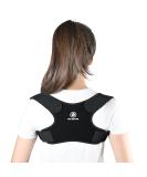 Posture Corrector for Men & Women | Adjustable Back Straightener & Support Brace for Pain Relief (Black One Size - Buy Online on GoSupps.com