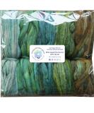 5oz Hand-Dyed Greenery Merino Tencel Roving for Spinning & Felting - Buy Online on GoSupps.com