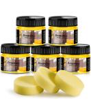 Cargen Beeswax Furniture Polish - 5 Beeswax Bars & 3 Sponges for Wood Protection & Maintenance | Ideal for Dining Tables Floors Doors & More - Buy Online on GoSupps.com