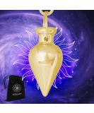 Esoteric Pendulum Golden Drop | Universal Metal Pendulum for Geobiology Reiki Divination & Radionics - Shop Now! - Buy Online on GoSupps.com