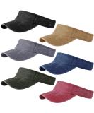 6-Piece Sports Sun Visor Hats for Men and Women - Empty Top Baseball Cap for Running and Tennis - Buy Online on GoSupps.com