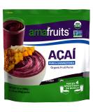 Amafruits Acai Berry Frozen Puree - Organic & Non-GMO | Unsweetened Smoothie Packs | Antioxidant Rich Superfruit - 72 Packs x 3.5oz - Buy Online on GoSupps.com