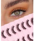 Natural Mink Eyelashes - Wispy False Lashes for a Natural Look | KD01 Cat Eye Lashes - Buy Online on GoSupps.com